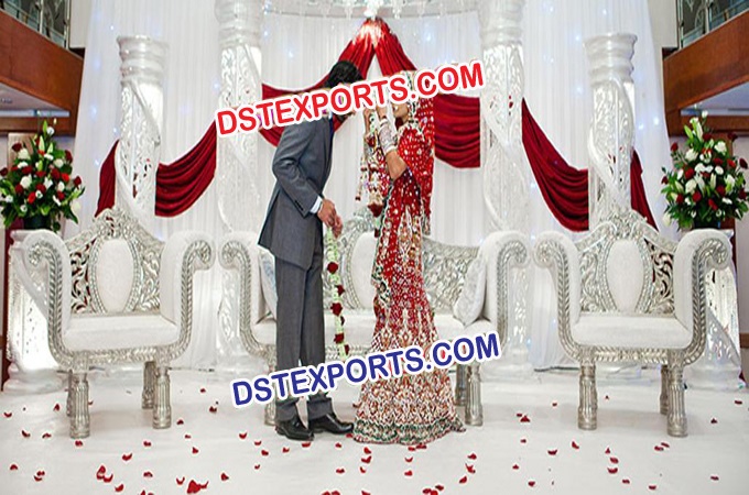 Elegant Asian Wedding Pearl Stage Furniture