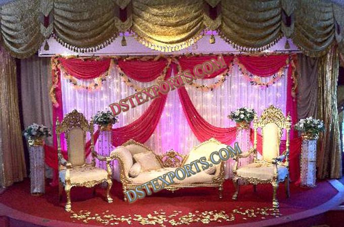 Latest Design Asian Wedding Furniture Set