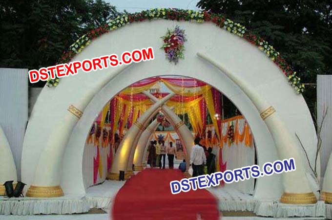 Indian Wedding Elephant Trunk Decors