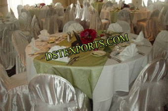 Wedding Silver Chair Covers With Sashas