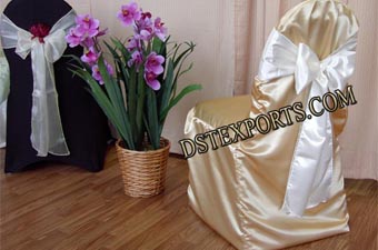 Latest Wedding Golden Chair Cover