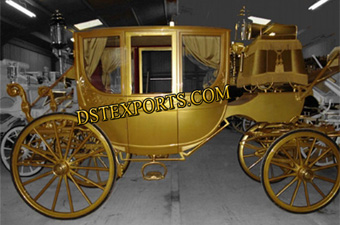 Golden Royal Horse Carriage