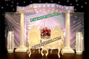 Indan Wedding Stage Beautiful Decoration