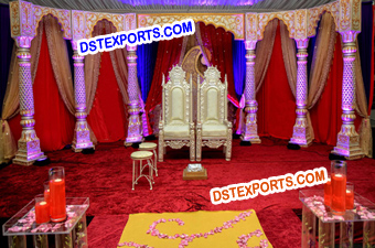 Special Indian Wedding Darbar Stage Set
