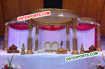 Bollywood Wedding Crystal Mandap Set