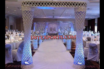 Wedding Crystal Pilllars Gate
