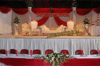 Stylish Mughal Wedding Stage Set