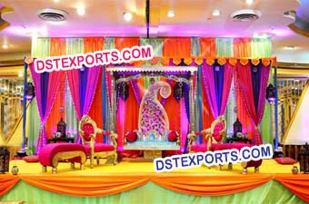 Wedding Mehndi Stage Decoration
