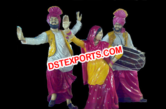 Wedding Rangla Punjab Theme Fiber Statue