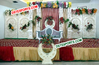 Indian Wedding Silver Stage For Wedding