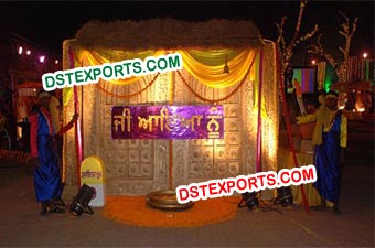 Punjabi Wedding Stage Decors