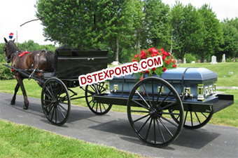 Commercial Funeral Horse Darwn Hearse