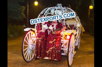 New Wedding Lighted Cinderella Horse Carriage
