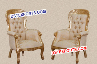 Wedding Best Chairs Set With Tufted Seat