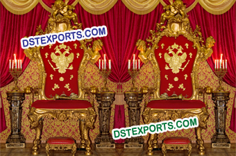 Royal Wedding Maharaja Chairs Set