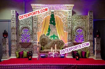 Indian Filmy Style Wedding Stage Set