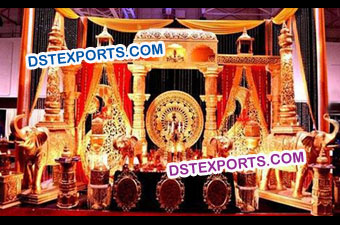 Indian Wedding Traditional Stage Set