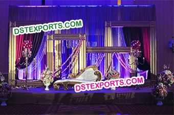 Wedding Stage With Photo Frame Panels