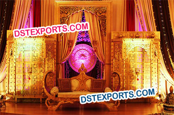 New Mughal Wedding  Stage Set