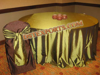 Wedding  Matching  Chair Cover With Table Clothes