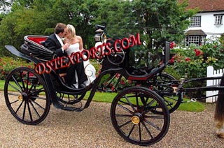New Black Victoria Horse Carriages
