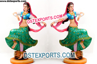 Dancing Lady Statue For Indian Wedding Decoration