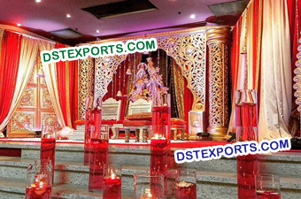 Mughal Decor For Wedding Reception Stages