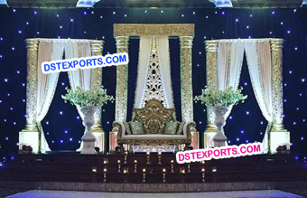 Maharaja Wedding Golden Stage