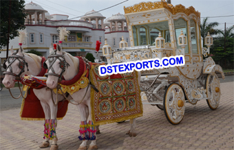 Hindu Wedding Shahi Horse Buggy
