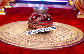 Indian Wedding Pot For Table Decoration