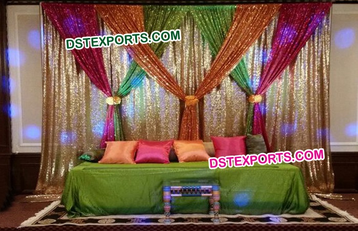 Shiny Colorful Sequin Backdrop