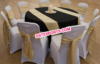 Simple reception round table cloth