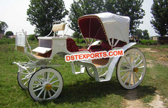 Victoria Horse Carriage For Wedding