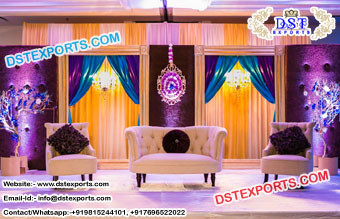 Best Reception Wedding Stage Back Wall Panels