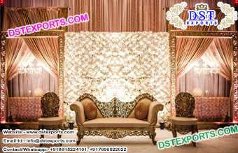 Bollywood Style Wedding  Backdrop Panels Stage