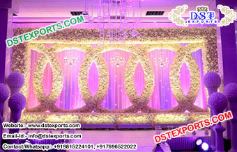 Buy Flower Wall Wedding Backdrop Stage