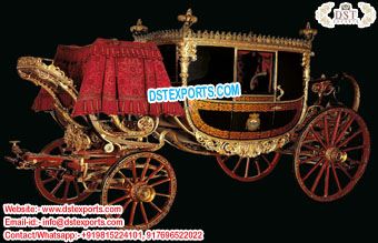 Vintage Style Horse-Drawn Carriage