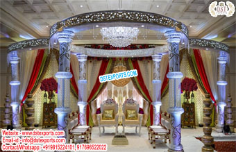 Akshar Fiber Crystal Wedding Mandap