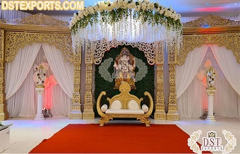 Maharaja Indian Wedding Reception Stage