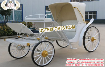 Stylish Horse Drawn Victoria Two Seater Chariot