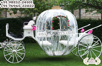 Gorgeous Glass Covered Cinderella Carriage