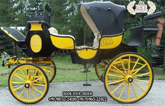 Royal Black Carriage in Vis A Vis Design