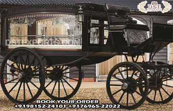 Deluxe Funeral Horse Driven Carriage Manufacturer